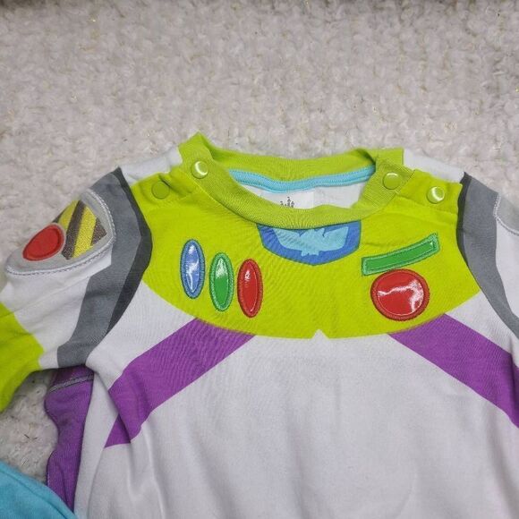 Disney Baby for Disney Store Buzz Lightyear Bodysuit and Hat Costume Halloween T - Picture 2 of 6